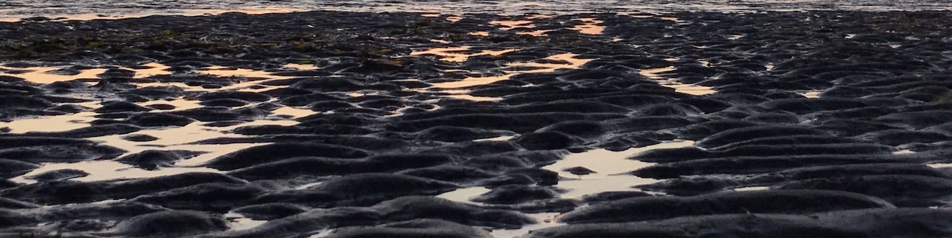 A diamond in the rough; this uncrowded gem features beautiful coastline, an expansive ocean shelf that allows for deep wading and exploration, plenty of finds (from live crabs to seashells and sand dollars), and if you are lucky to have partly clear skies the sunsets are spectacular.