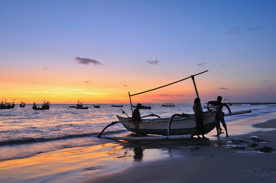 Jimbaran is an fishing village and tourist resort in Bali, Indonesia.