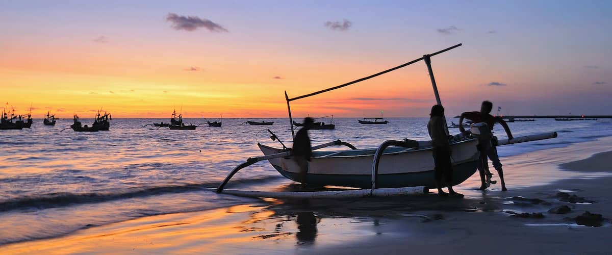 Jimbaran is an fishing village and tourist resort in Bali, Indonesia.