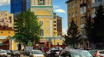 Almost halfway between Novosibirsk and Irkutsk, Krasnoyarsk is a nice city to leave the train and walk around for a day. Maybe not very beautiful but there's plenty of nature to explore