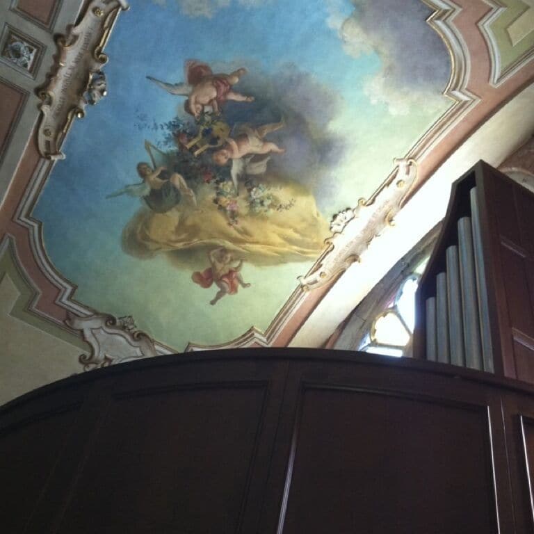 Lovely art in the church :-)