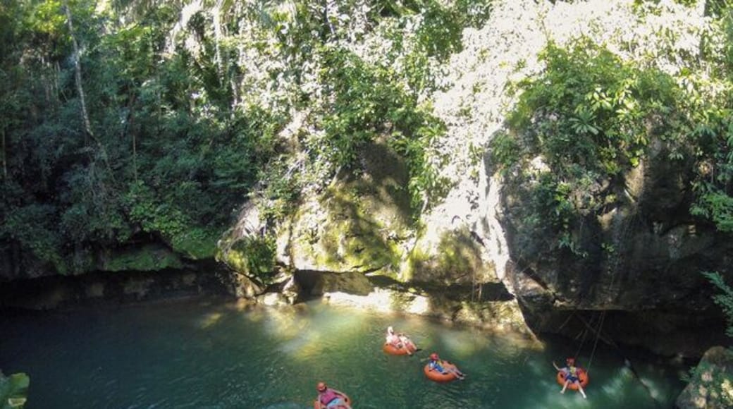 Cave Tubing near San Ignacio, Belize. See life inside and outside the cave system while gently floating down the river.
#Belize #SanIgnacio
