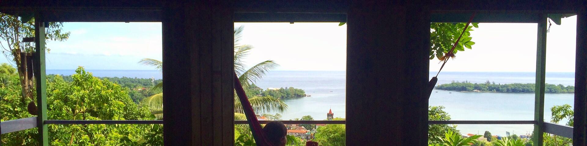 person on hammock