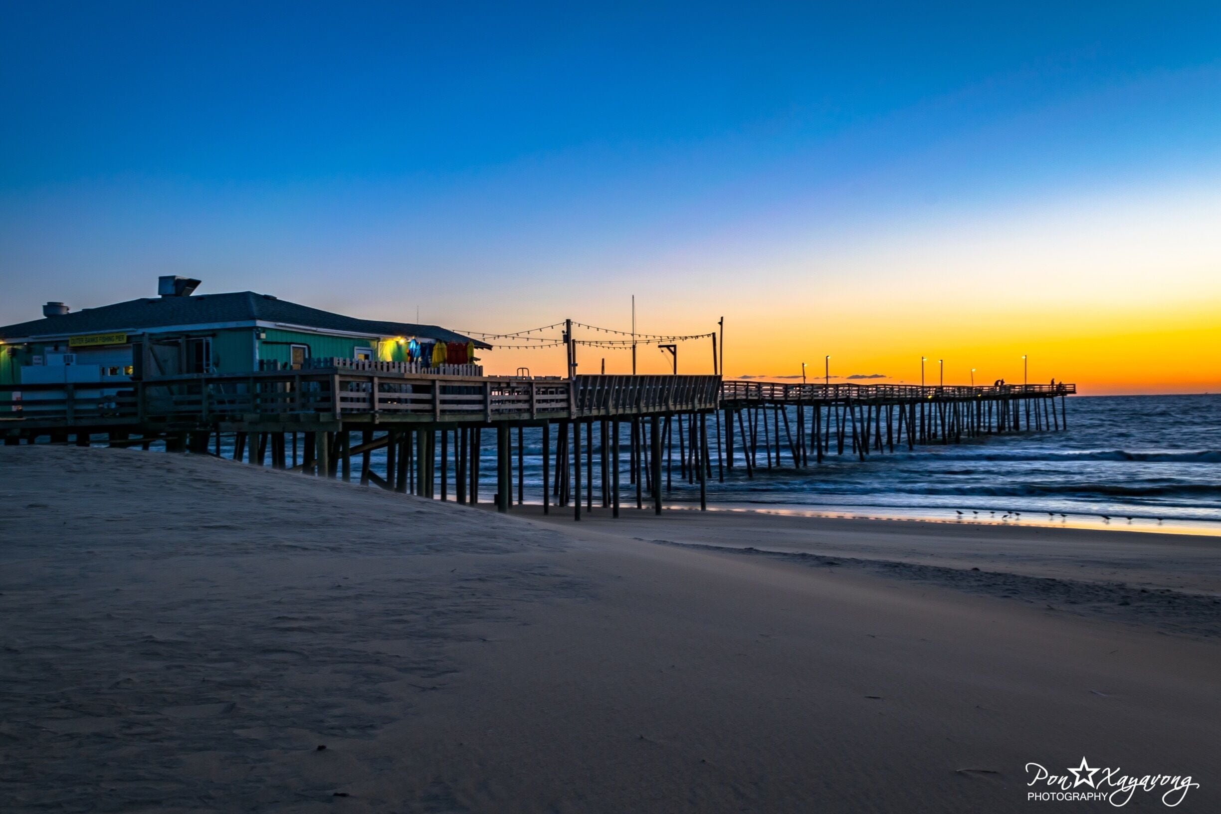 Beautiful sunrise at Rodanthe Pier!