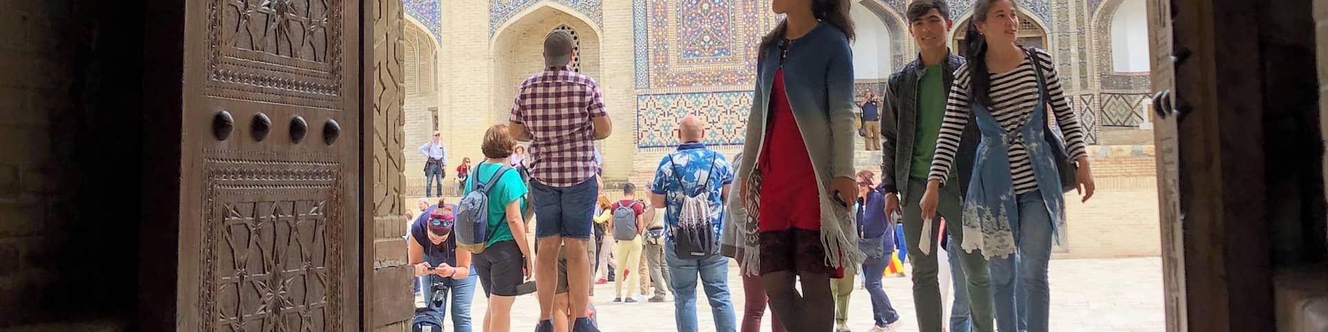 Beautiful mosques of Bukhara, which was part of the Silk Road