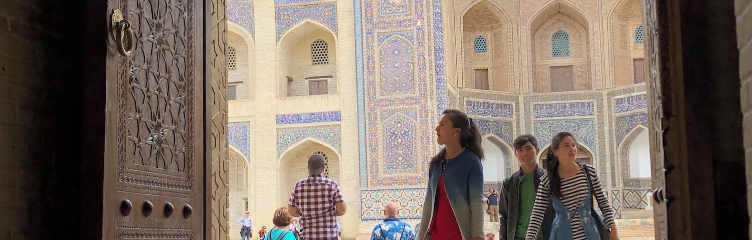 Beautiful mosques of Bukhara, which was part of the Silk Road