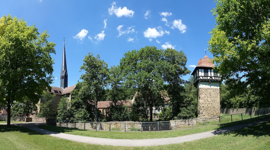 Kirche und Faustturm in Maulbronn