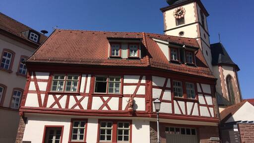 Old House with Blue Sky