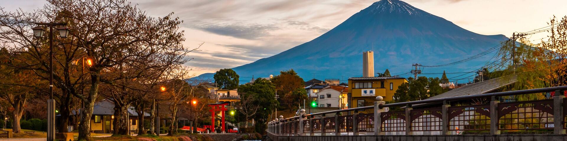 Morning time of Fuji Mountain near the river at Fujinomiya 6