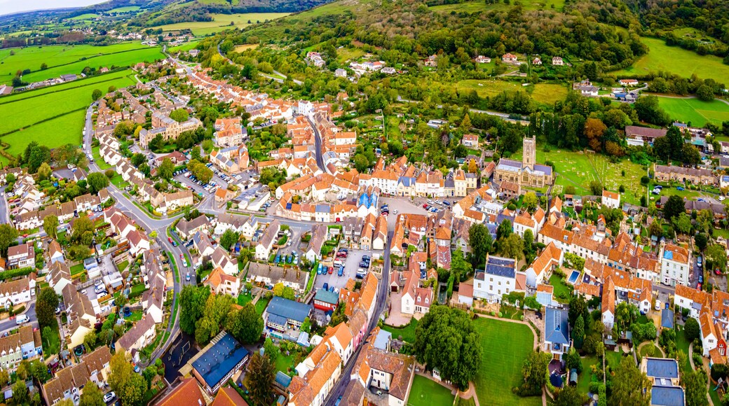 Aerial view of the Axbridge in England