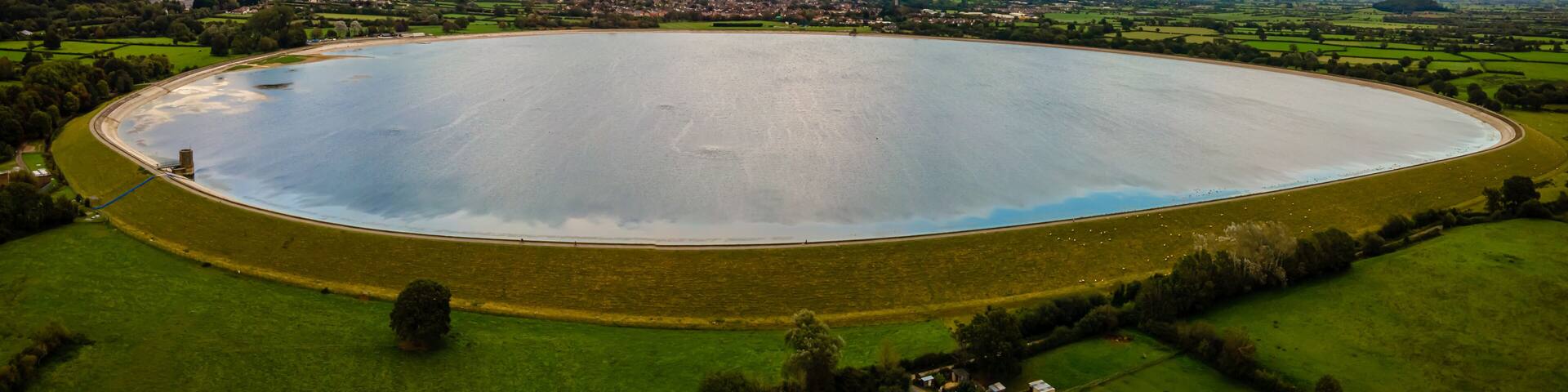 Aerial view of the Axbridge in England