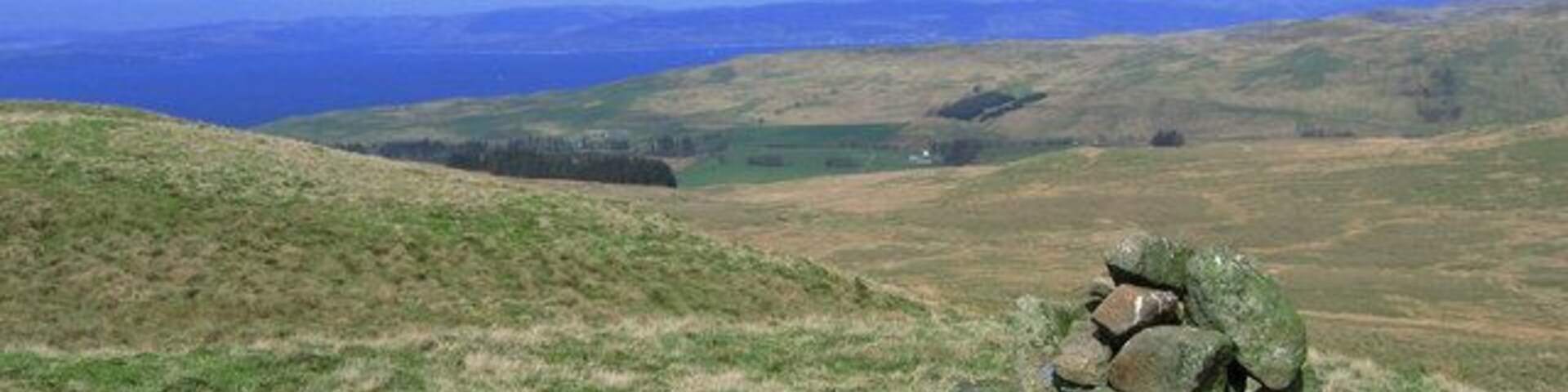White Knowes Looking down to the firth of Clyde.