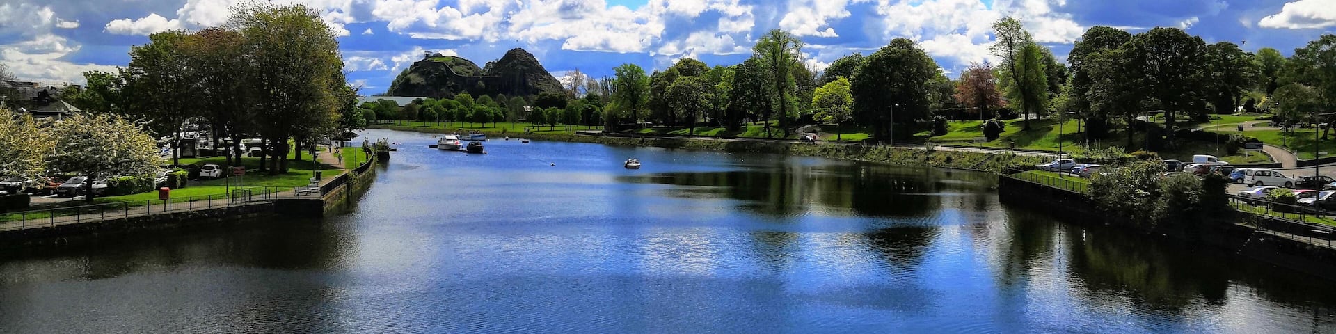River Leven and Levengrove Park in Dumbarton