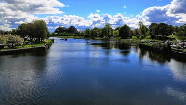 River Leven and Levengrove Park in Dumbarton