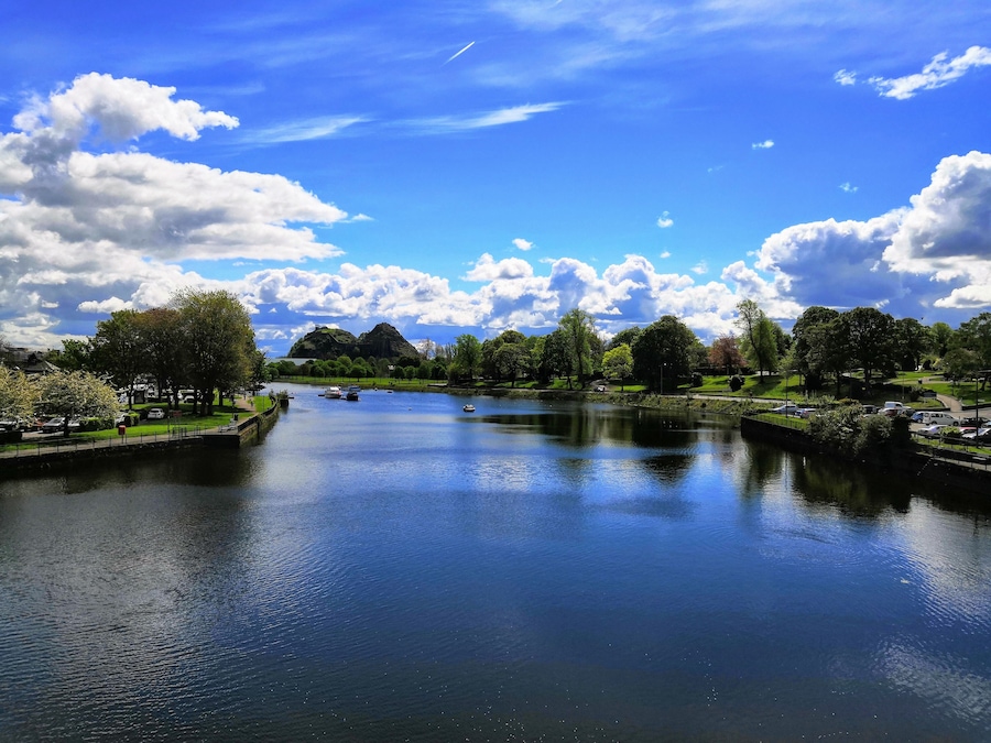 River Leven and Levengrove Park in Dumbarton