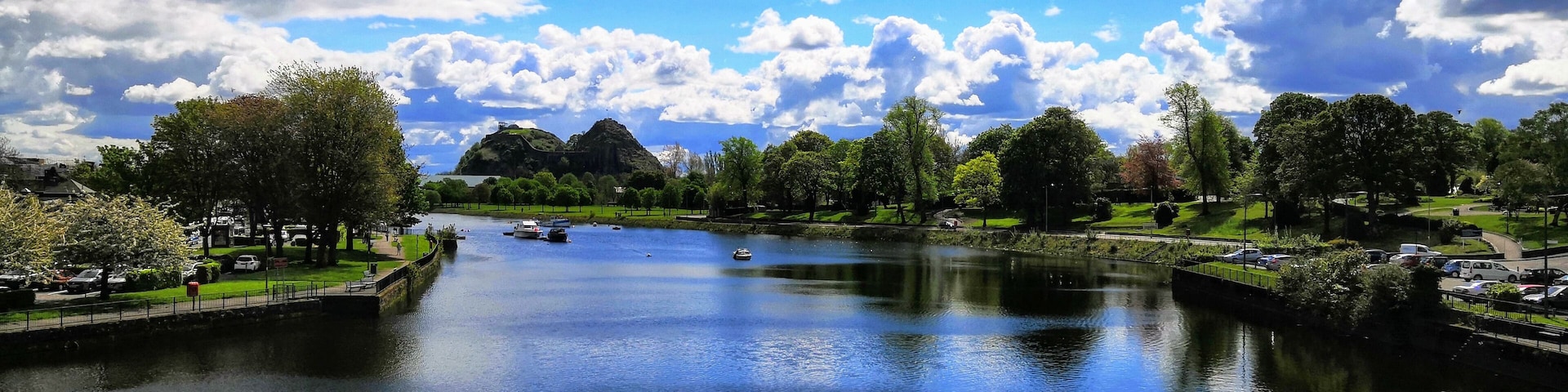 River Leven and Levengrove Park in Dumbarton
