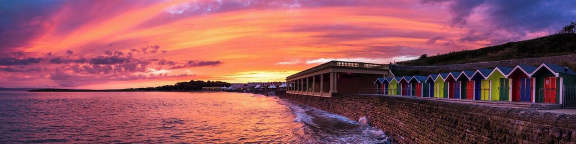 6 image sunset Pano of Barry Island
#bvstrove