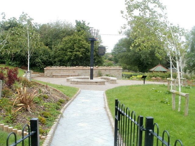 Trevethin Community Garden and beacon, Pontypool. The Community Garden, located between Folly Lane and Folly Road, was officially opened in July 2009. Its focal point is a beacon which was originally erected in the Folly Tower car park and lit on New Year’s Eve 1993. It was later moved to the grounds of Trevethin Community School. After the school's closure in 2007, the beacon was stored in Pontypool Museum before installation here.