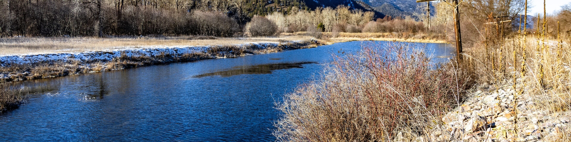 Clark Fork River in Clinton Montana