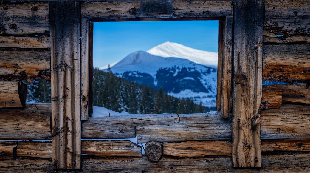 Old Miners Cabin in Mayflower Gulch Looking Towards Copper Mountain