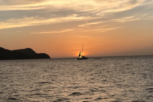 Sunset cruise off the coast off of Playa Matapalo, Guanacaste, Costa Rica (07/2019)