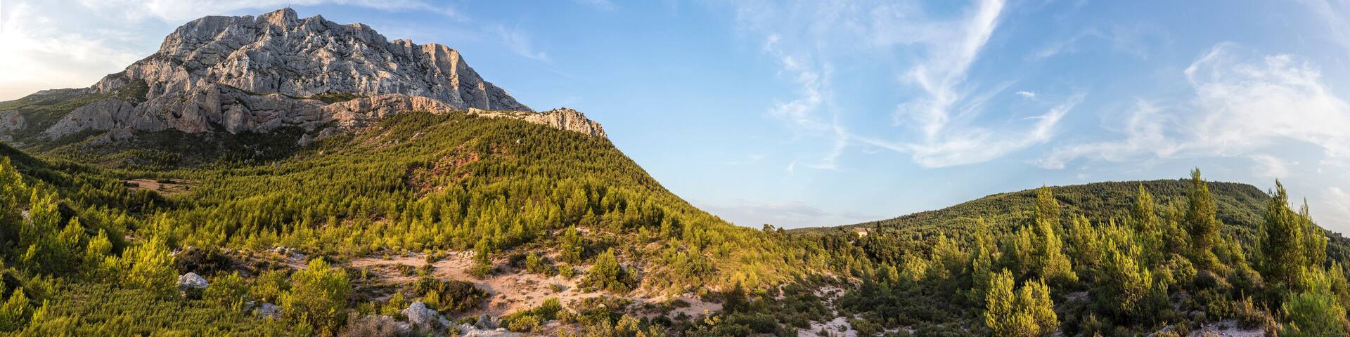 mount sainte-victoire in the provence, the Cezanne mountain