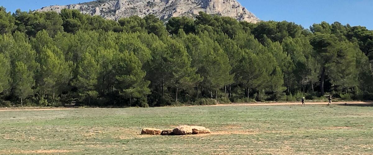 Mount Saint Victory was painted by Cezanne often. Great 2hour hike all the way to the cross from the Bimont dam.