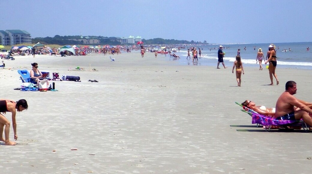 Come to Burkes Beach It's daily popular.