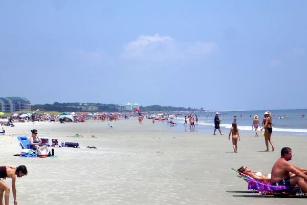 Come to Burkes Beach It's daily popular.