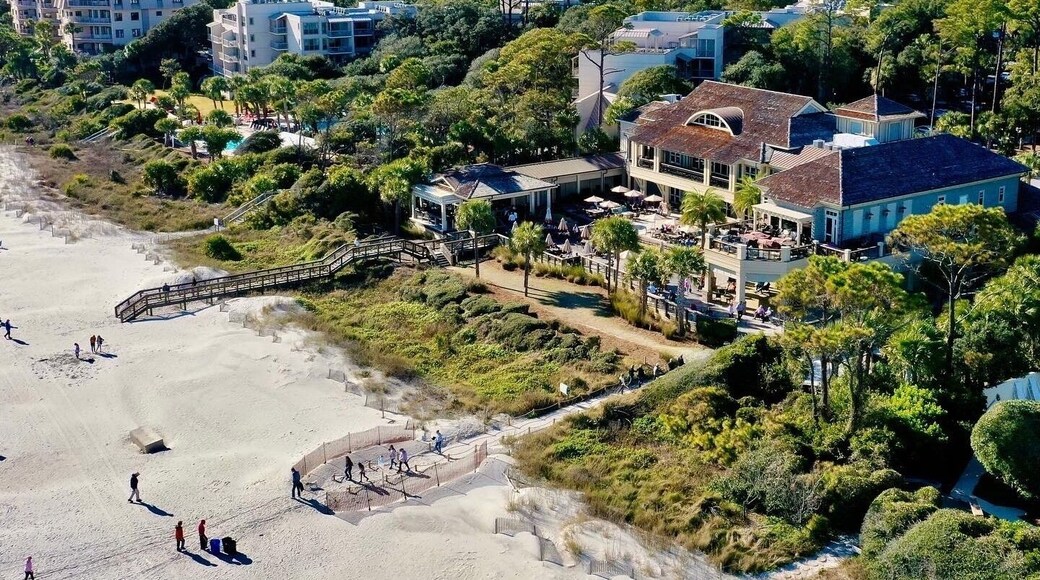 Sea Pines drone shot from 200 ft.