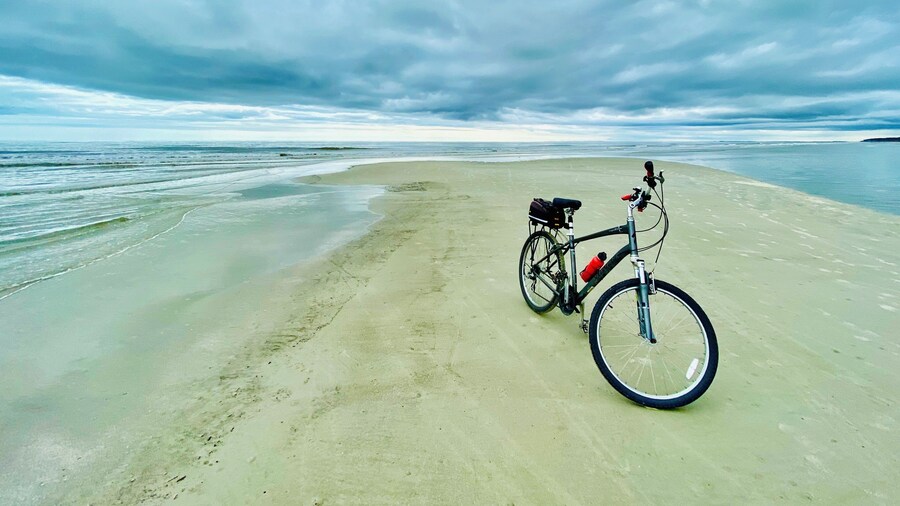 Hilton Head Island Beach biking. 😎
