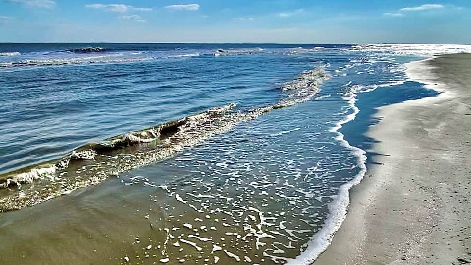 I hit the beach despite the cold and wind. Where there’s a will there’s a wave! 😎