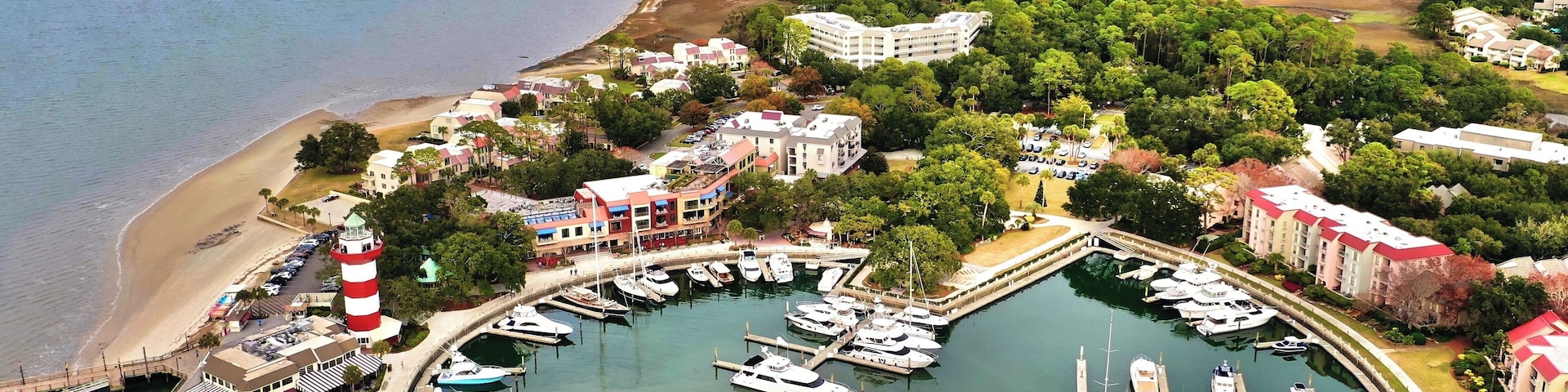 Harbour Town Marina from on high.