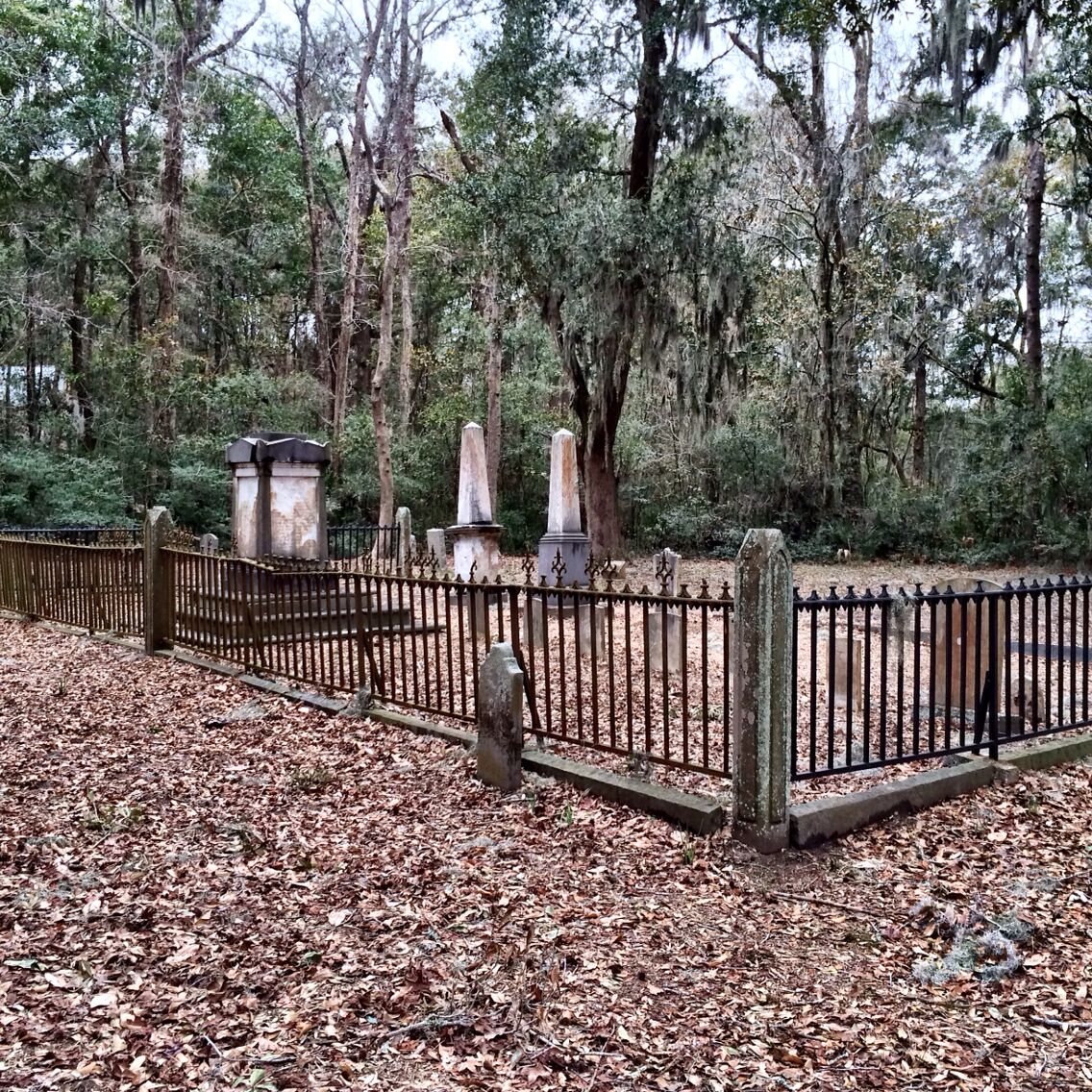 At about the same time through the influence of Captain John Stoney and Mr. Isaac Fripp another congregation was formed and a church of wood, on a brick foundation, 40 x 30 ft. was built on Hilton Head Island. Divine Service was performed alternately at each church (St. Luke's Parish Church and Zion Chapel of Ease,) and since there was no Parsonage, the Minister resided with his parishioners.

In 1833, the Rt. Rev. Nathaniel Bowen, Third Bishop of South Carolina, consecrated Zion Chapel, it having been, the record cryptically says, "thrown out of use as to the worship for which it had been originally erected, but now happily recovered." Diocesan records show that Divine Services were regularly held in Zion Church until November 1861 when invasion of the Island by federal armed forces necessitated the flight of the island's white population. When the Rev. Dr. James Stoney (1820-1870), a great grandson of Captain John Stoney, builder of Zion Chapel, was able to return to his rectorship of the Church in the Cross in Bluffton in 1867, his 1868 report says that Zion Chapel, having been built of wood, had entirely disappeared, it's Eucharistic silver and all it's furnishings, altar, prayer desks, pulpit, pews were stolen.

Worst of all for Zion Chapel was the fact that all of its members were dispersed, dispossessed of their homes and property, never to return to Hilton Head Island again. Today, only the cemetery remains.