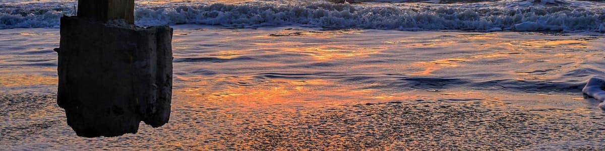 On the beach in palmetto dunes at sunrise.