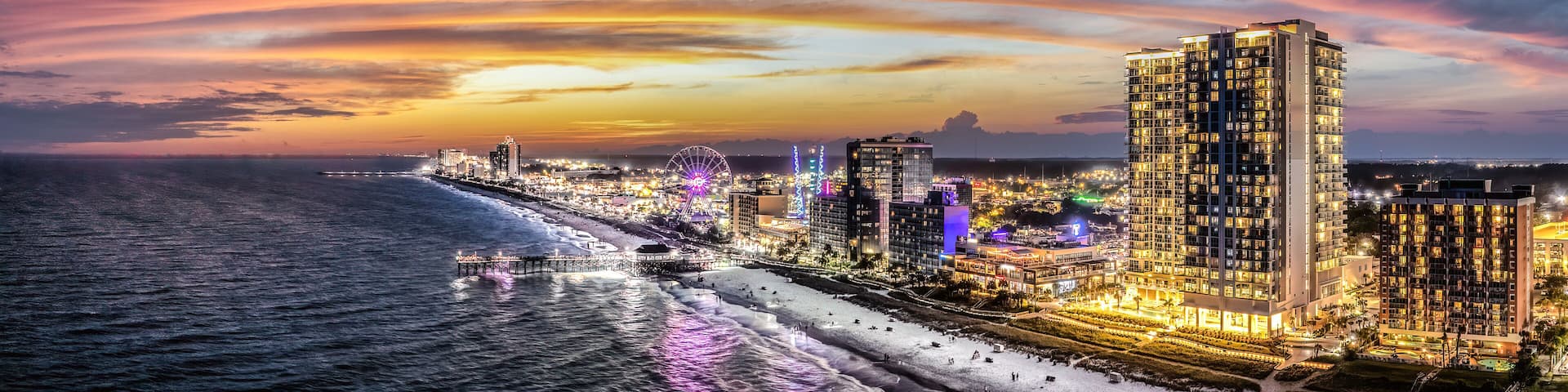 Myrtle Beach South Caroline at night