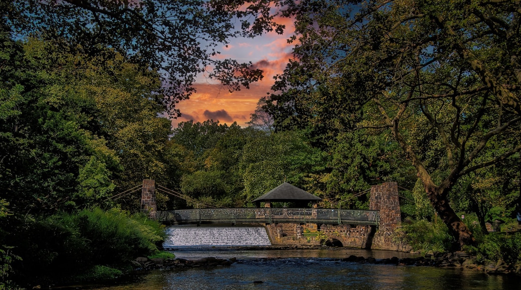 Sunset at Illict's Mill Park in Bethlehem, PA-