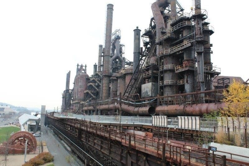 Great Industrial pics in Bethlehem PA.  The walking tour is worth the time provides insight into the past steel industry.