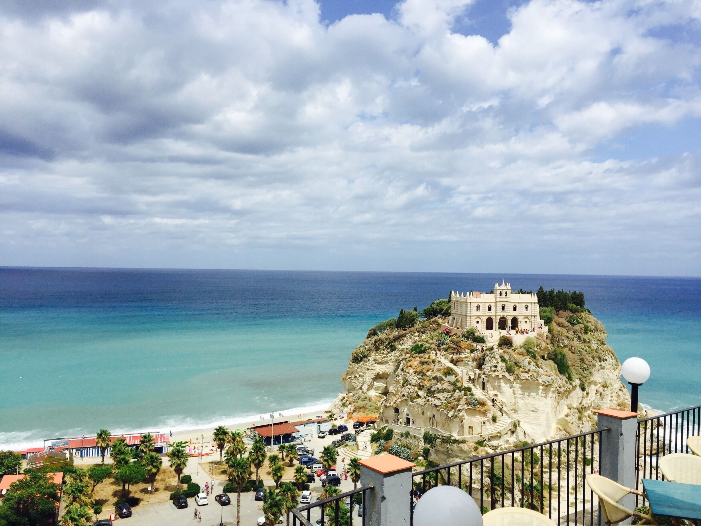 The lovely Santa Maria dell'Isola in Tropea, Italy