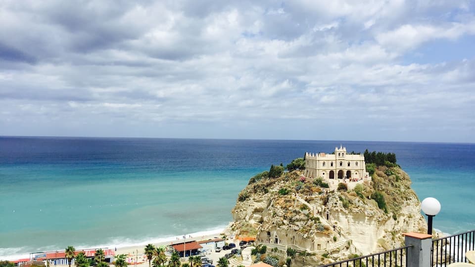 The lovely Santa Maria dell'Isola in Tropea, Italy