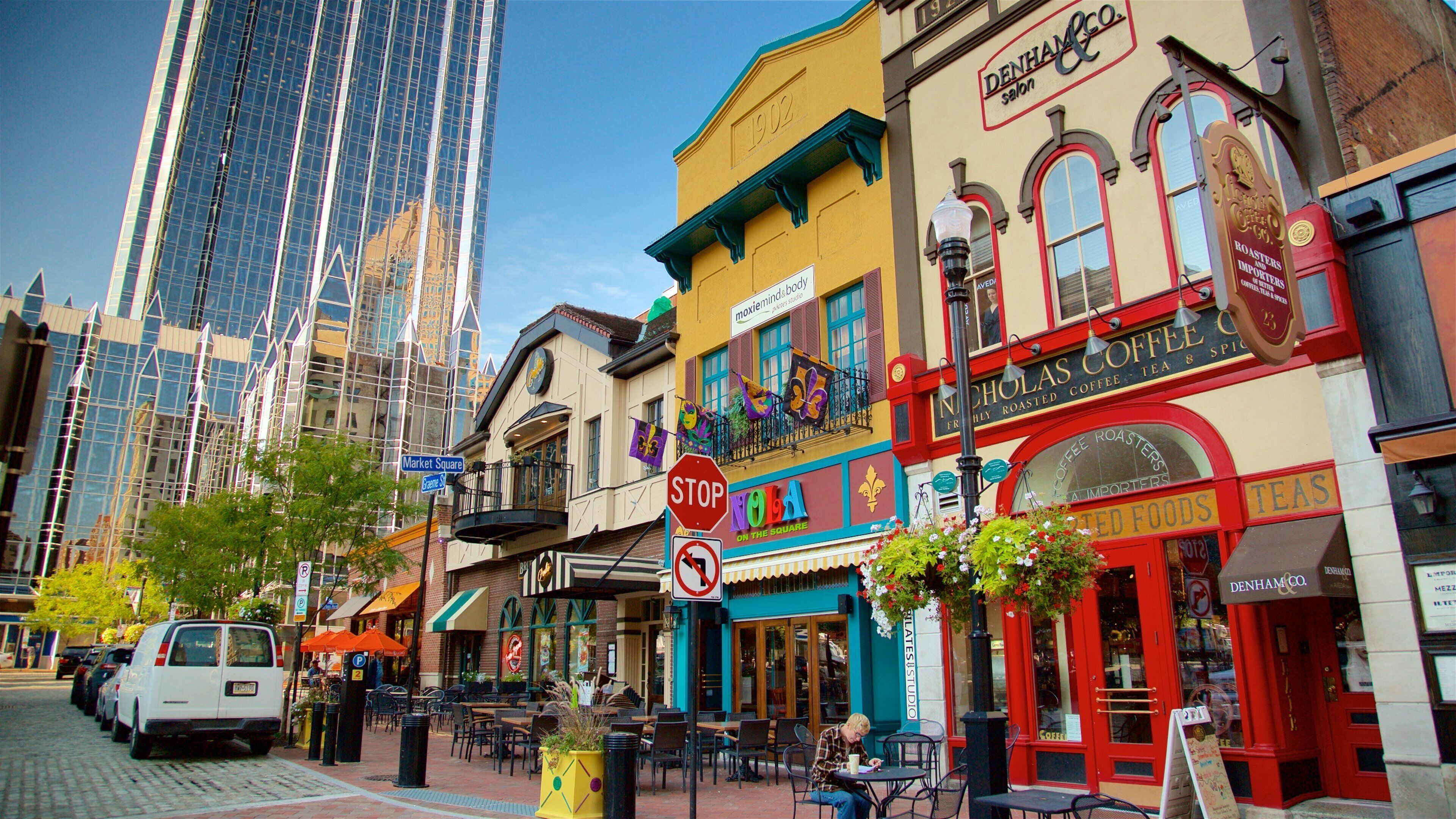 Pittsburgh montrant une ville et un édifice élevé