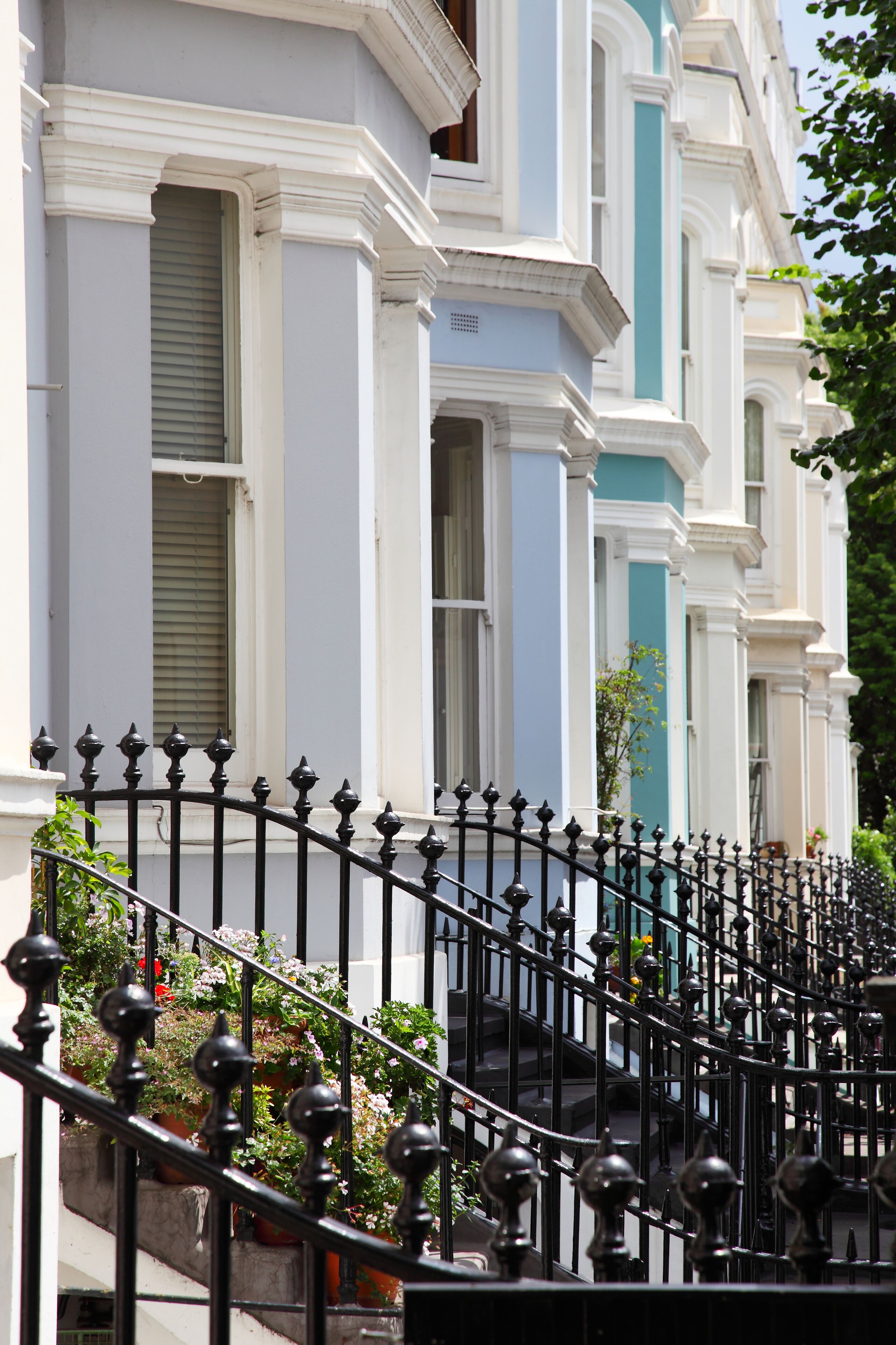 Down the streets around Notting Hill