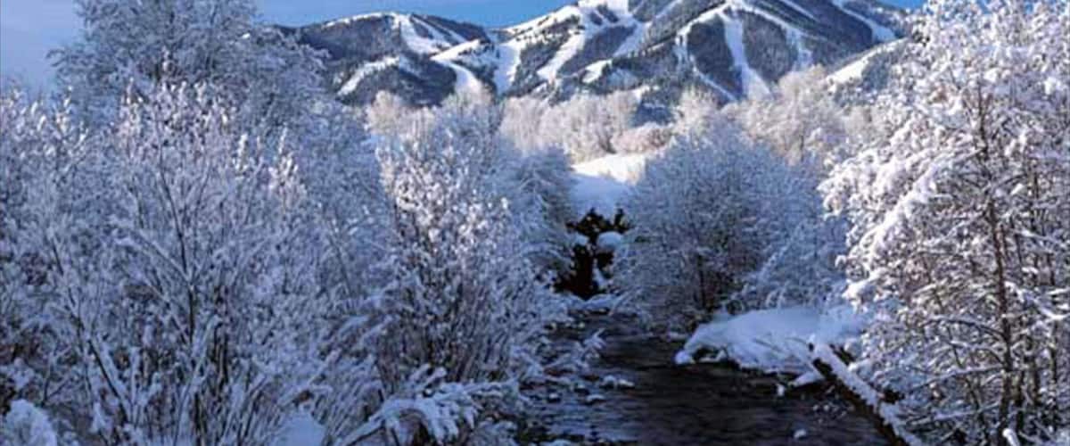 Sun Valley featuring mountains and snow