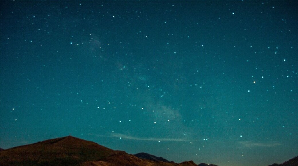The stars over Ketchum, ID on the Fourth of July
