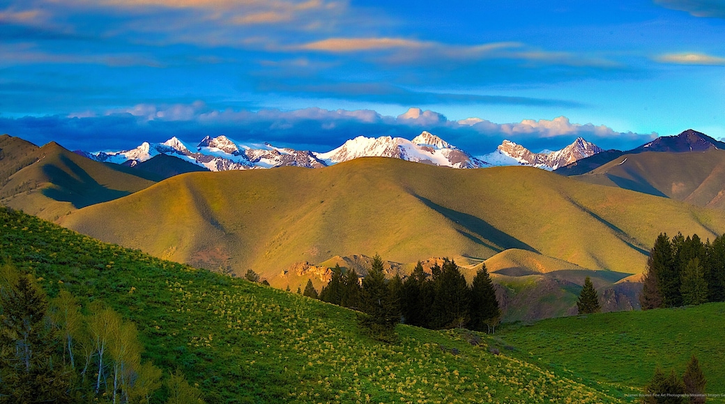 Sun Valley mostrando vistas de paisajes y escenas tranquilas