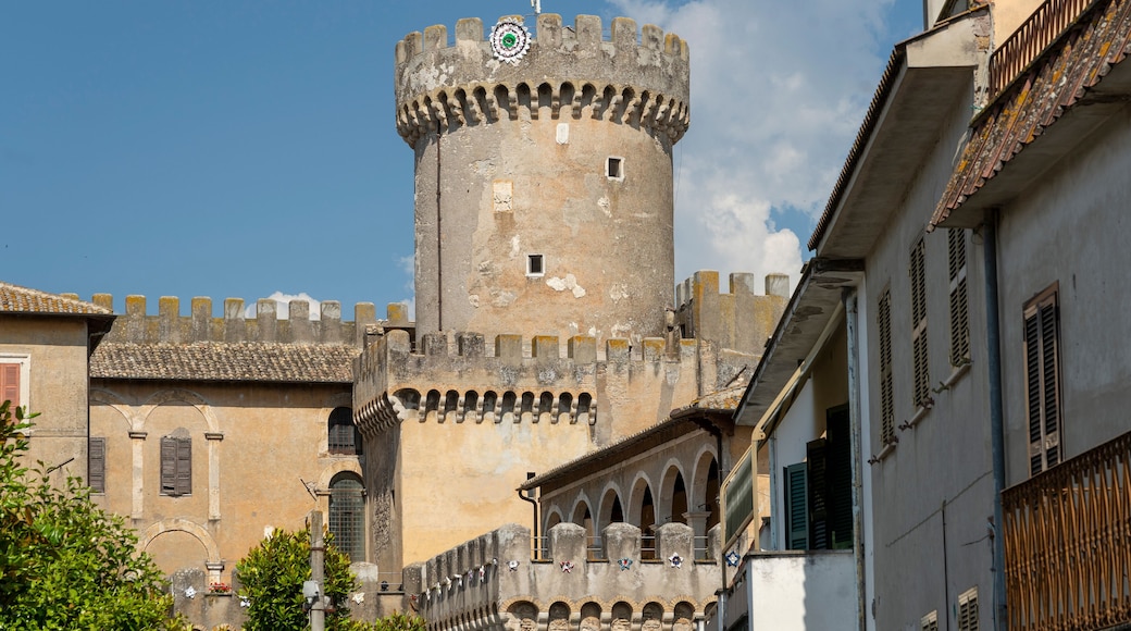 Historic buildings of Fiano Romano, Rome, Italy