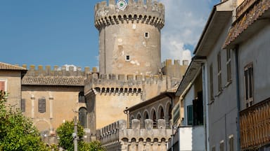 Historic buildings of Fiano Romano, Rome, Italy