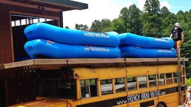 We went rafting on the French Broad with these folks. They and the river was a hoot!