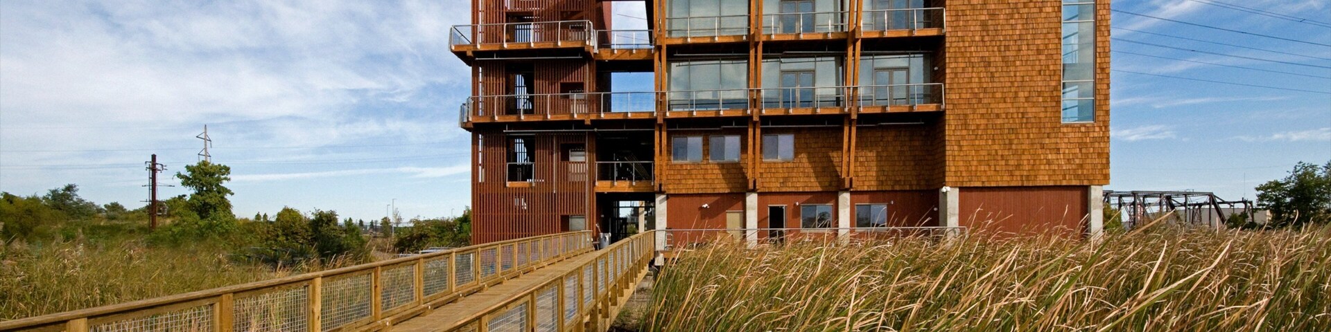 Wilmington featuring tranquil scenes and modern architecture