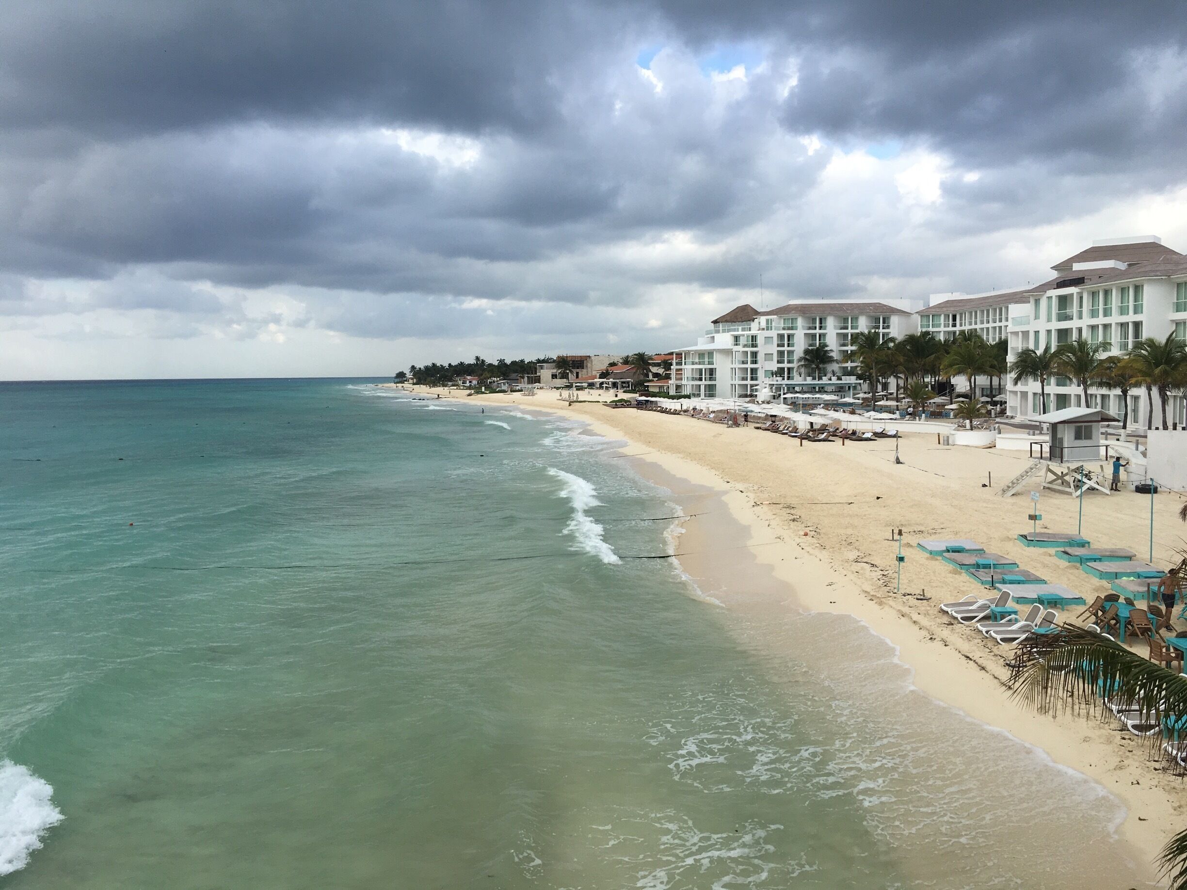 Playa Del Carmen ferry terminal to get to Cozumel is a marvelous site with a nice beach and even senor frogs to have some sips and snacks. #BeachBound #playadelcarmen 